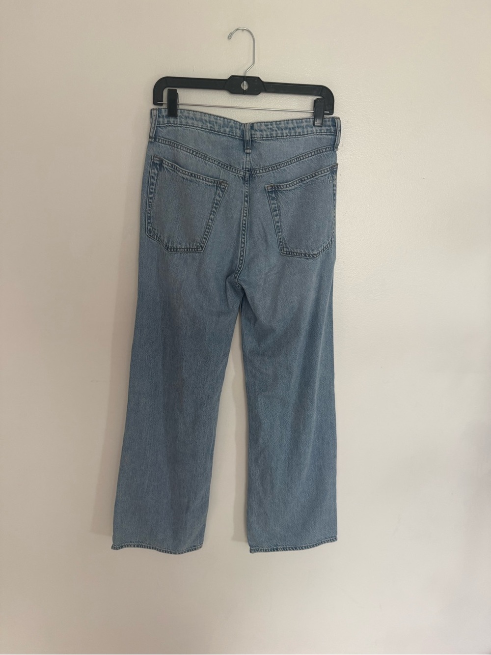Rag & Bone Jeans Lori Mid-Rise Wide Leg in Light Acid Wash - Picture 5 of 9